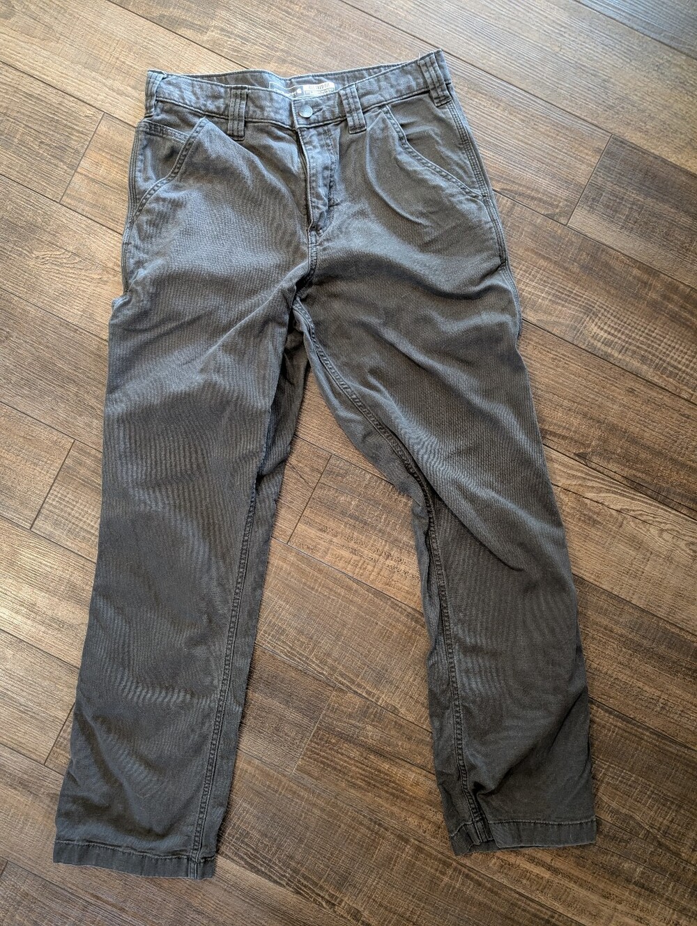 Carhartt Relaxed Fit Gray Carpenter Jeans Waist 30 x Length 32